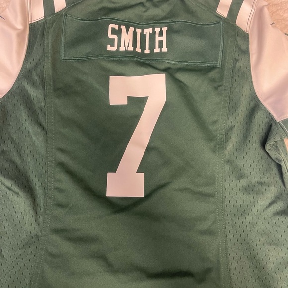 Geno Smith New York Jets Official Nike Women’s Game Jersey – Green - Picture 6 of 9